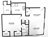 A19 Floor Plan A19 Floor Plan at Chateaux Dupre Apartments, The Barvin Group, Houston, TX, 77063